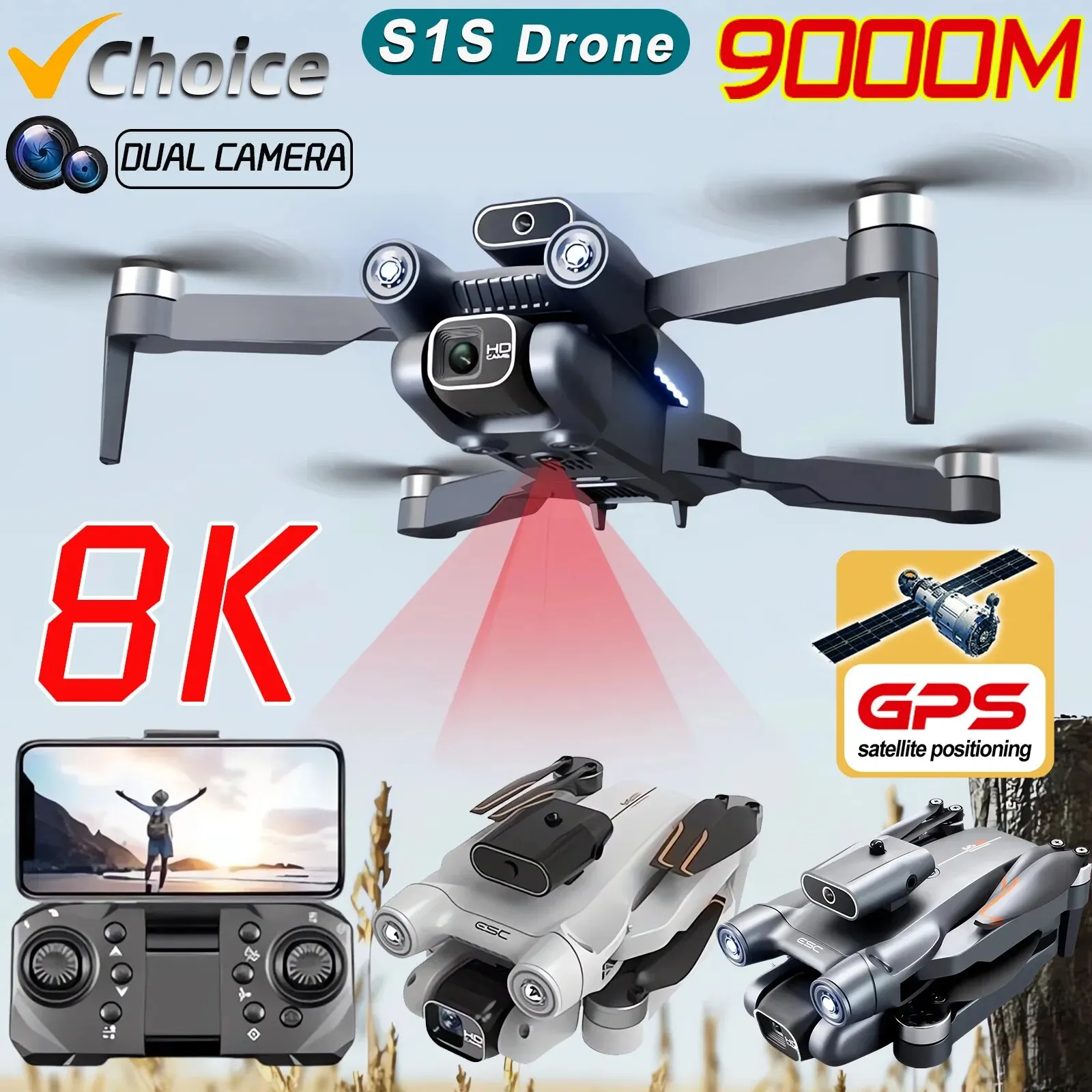 전문 브러시리스 모터 드론 카메라, 장애물 회피 HD  - Drone Kit Professional 리뷰 및 가격