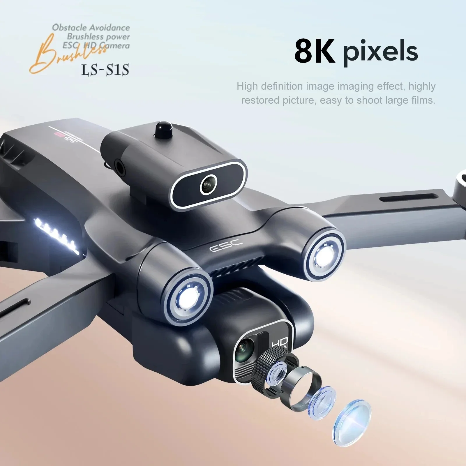 전문 브러시리스 모터 드론 카메라, 장애물 회피 HD  - Drone Kit Professional 리뷰 및 가격