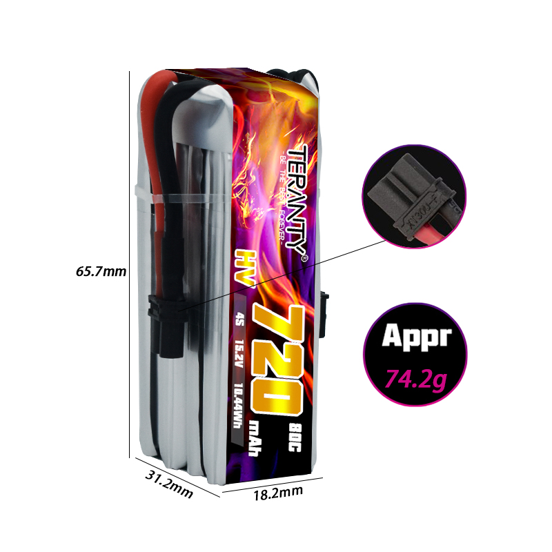TERANTY 720mAh 4S 15.2V HV Lip - Drone Kit Racing 리뷰 및 가격